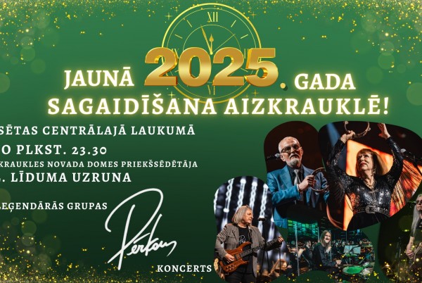 Jaunā 2025. gada sagaidīšana Aizkrauklē